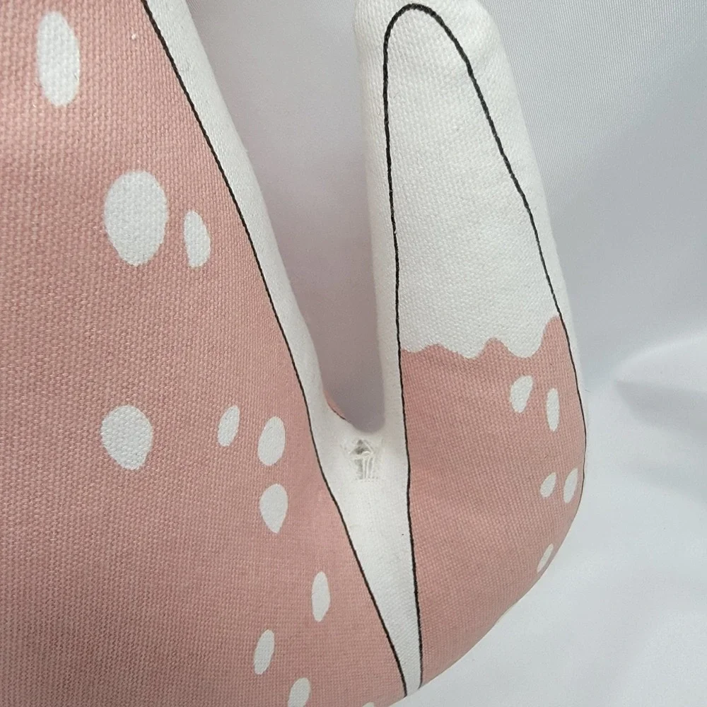 Little Co. By Lauren Conrad Canvas Fox Shaped Decorative‎ Accent Pillow 12x16